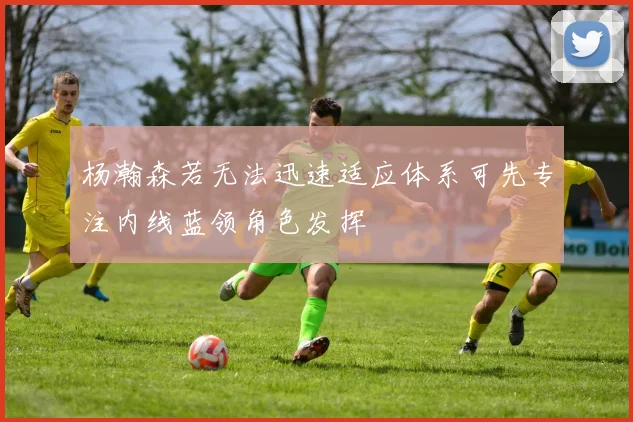杨瀚森若无法迅速适应体系可先专注内线蓝领角色发挥