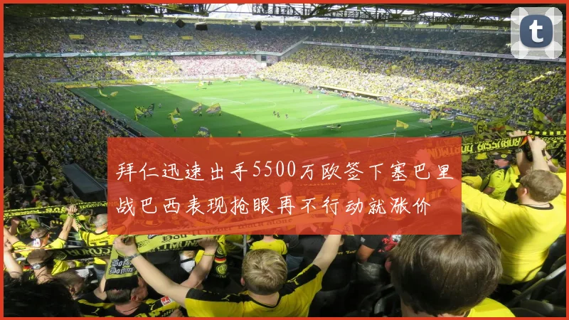拜仁迅速出手5500万欧签下塞巴里战巴西表现抢眼再不行动就涨价